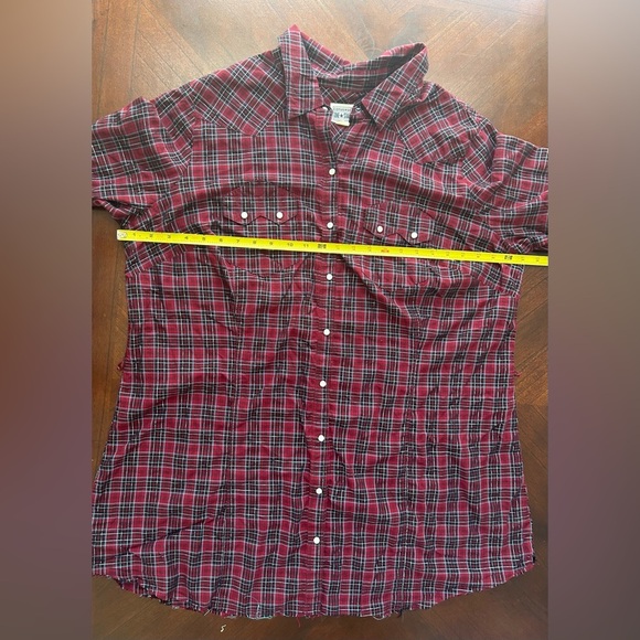 Converse Plaid Red women  Shirt size 3 - Picture 6 of 7